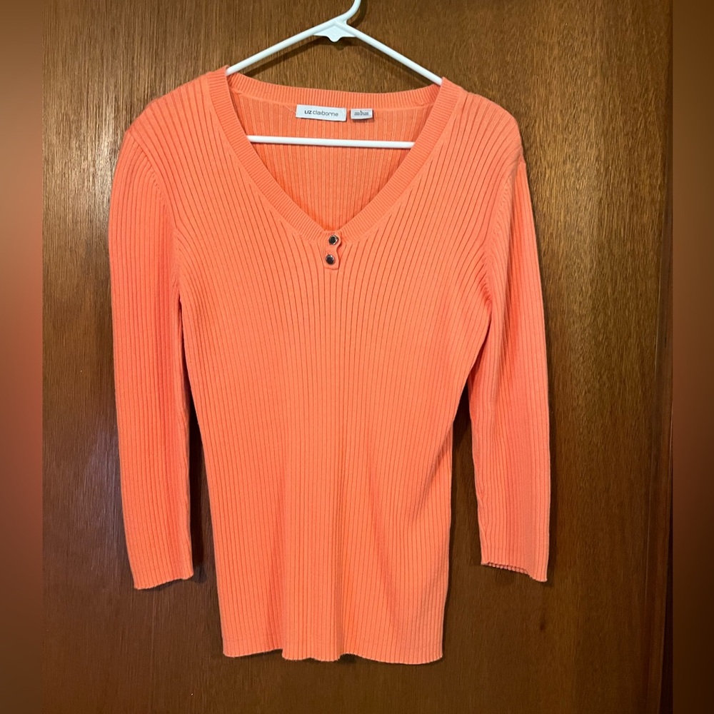 Coral sweater